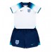 Billige England Børnetøj Hjemmebanetrøje til baby VM 2022 Kortærmet (+ korte bukser)
